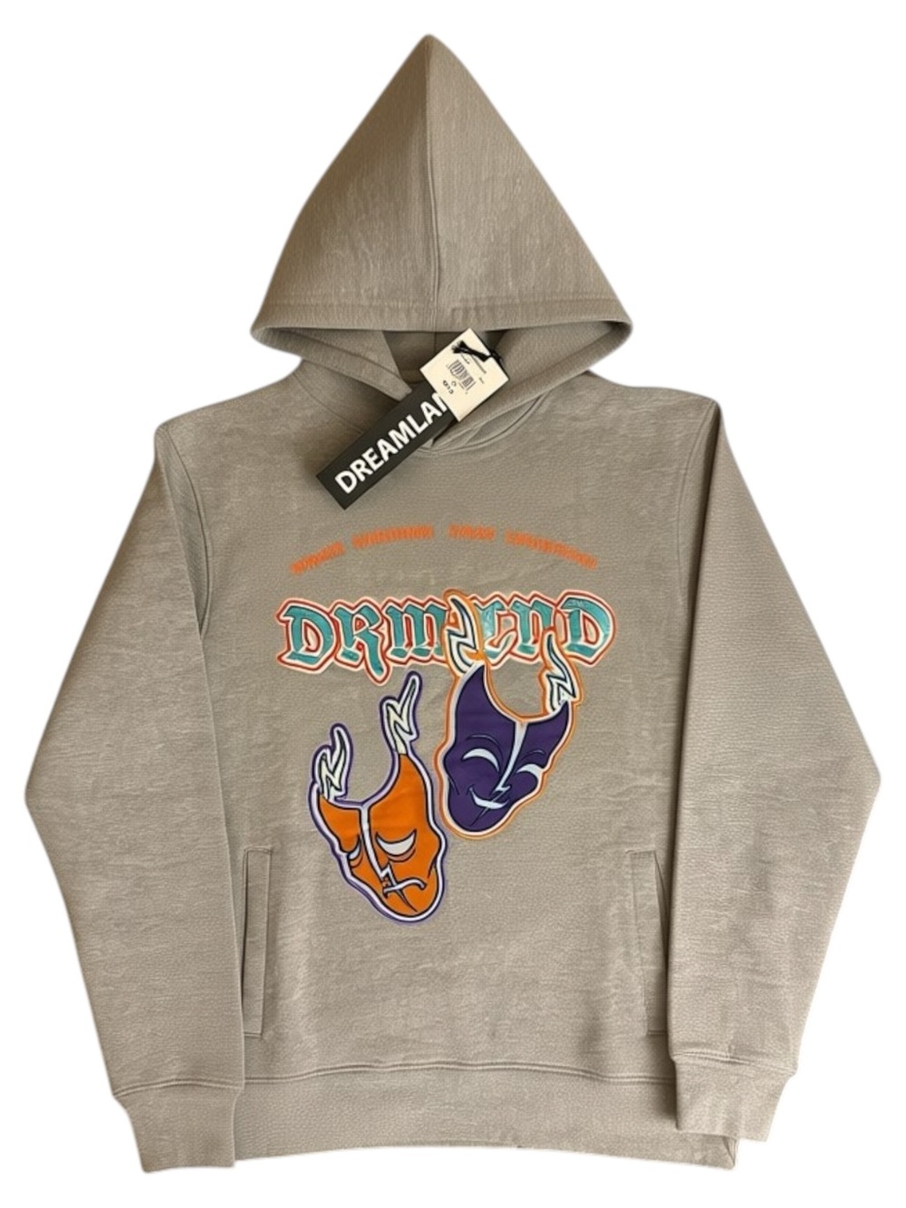 Gray Dreamland Graphic Hoodie - Men